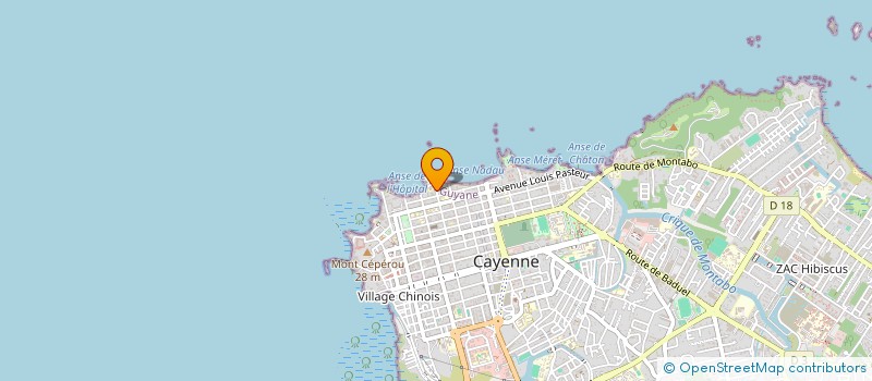 localisation de l'entreprise LARGEN VENTE & CONCEPT à CAYENNE