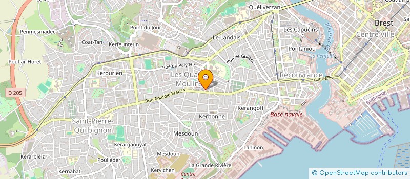 localisation de l'entreprise LARGENTON / BATHANY INDIVISION à BREST
