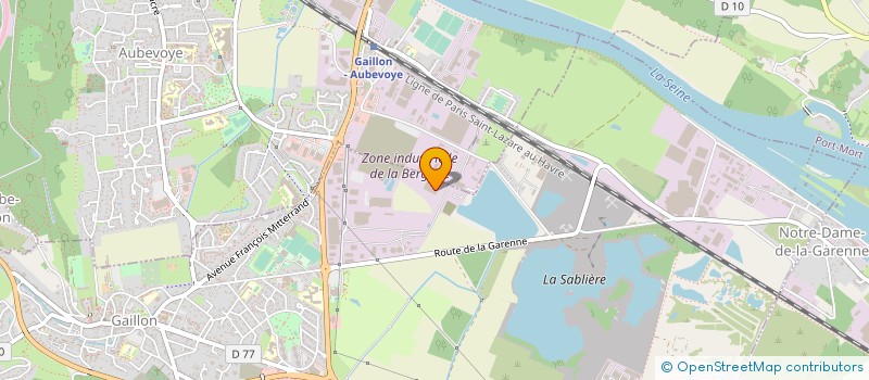 localisation de l'entreprise LARGER SAS à GAILLON