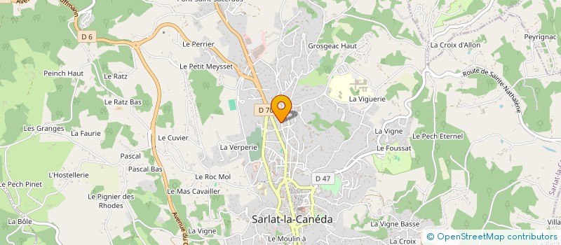 localisation de l'entreprise LARGESSE RETREATS à SARLAT-LA-CANEDA