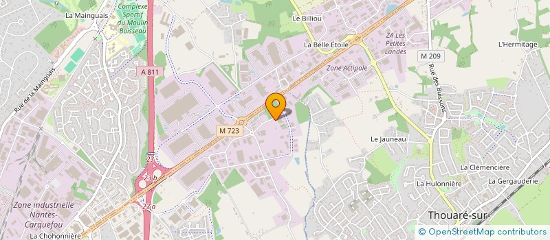 localisation de l'entreprise LARGO à SAINTE-LUCE-SUR-LOIRE