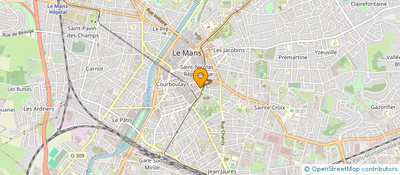 localisation de l'entreprise LARGO  LE MANS