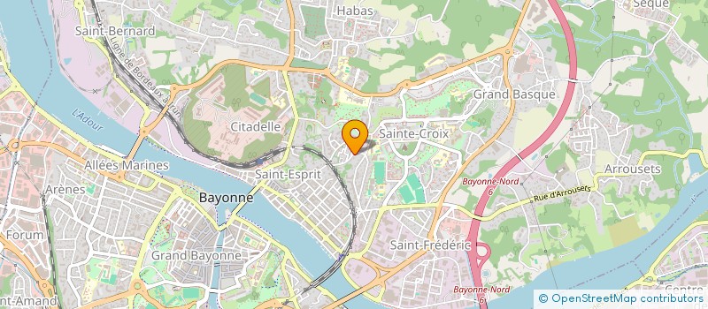 localisation de l'entreprise LARGONI à BAYONNE