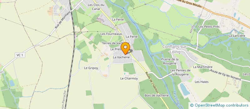 localisation de l'entreprise LARGORINE à CONFLANS-SUR-LOING