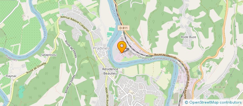 localisation de l'entreprise LARGOS  CAHORS