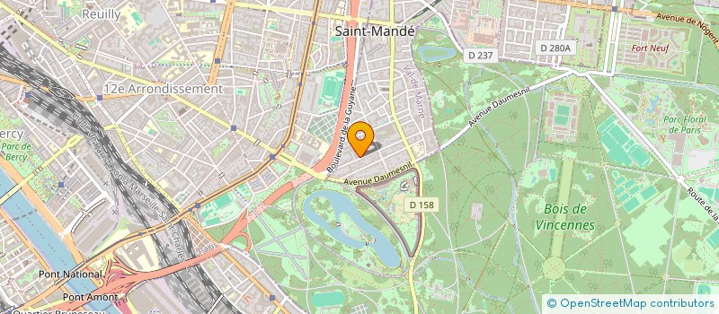 localisation de l'entreprise LARHA IMMO à SAINT-MANDE