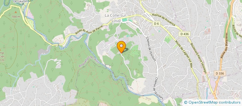 localisation de l'entreprise LARHANTEC LONGUEVILLE  LA COLLE-SUR-LOUP