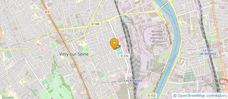 localisation de l'entreprise LARIANE à VITRY-SUR-SEINE