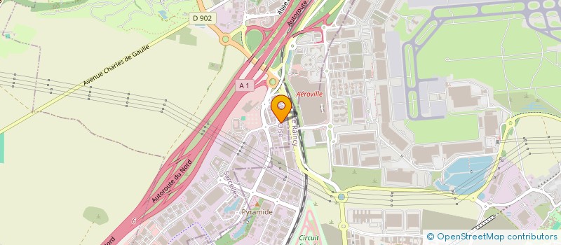 localisation de l'entreprise LARIANS SECURITY +  ROISSY-EN-FRANCE