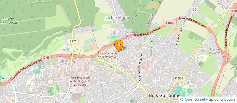 localisation de l'entreprise LARIBI à BOIS-GUILLAUME