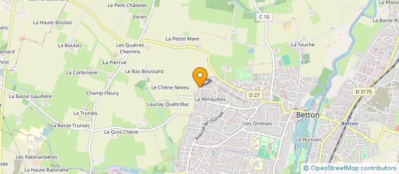 localisation de l'entreprise LARICHARDAISBOX  BETTON