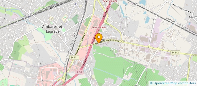 localisation de l'entreprise LARICOD  AMBARES-ET-LAGRAVE