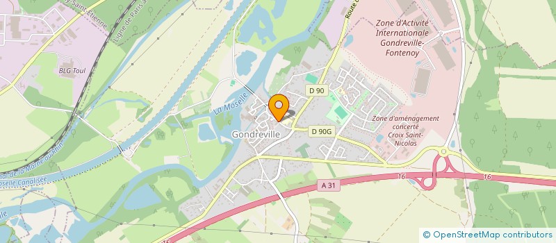 localisation de l'entreprise LARINI à GONDREVILLE