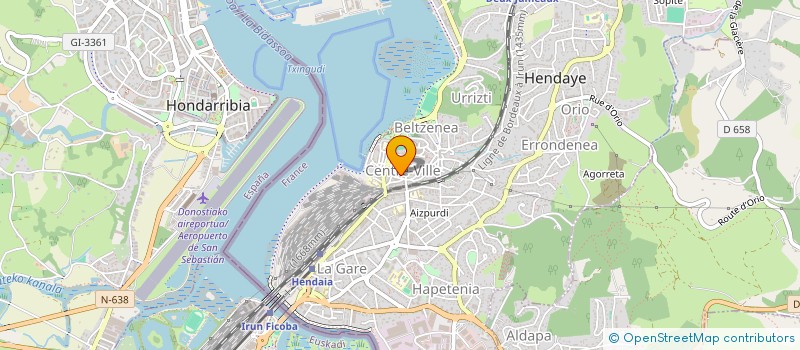 localisation de l'entreprise LARIQUE SASU  HENDAYE