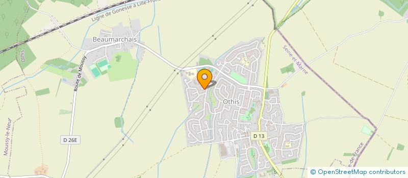 localisation de l'entreprise LARIS DELICES  OTHIS