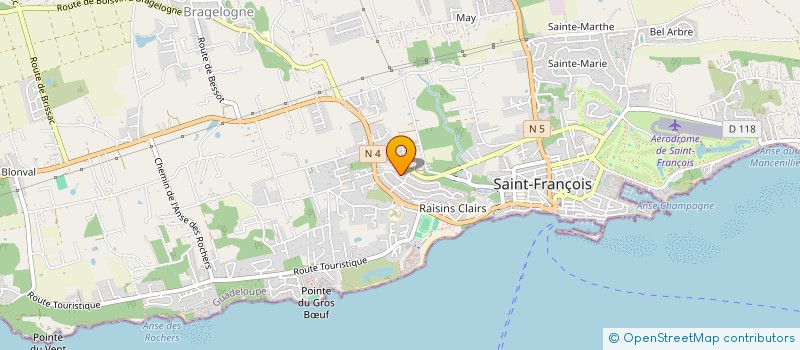 localisation de l'entreprise LARISSE  SAINT-FRANCOIS