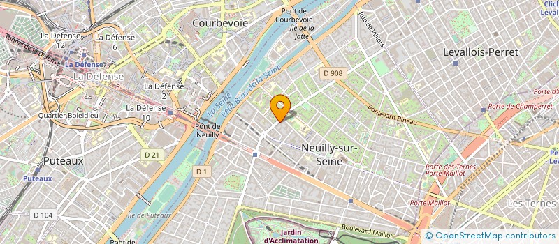 localisation de l'entreprise LARIVE ENVIRONNEMENT à NEUILLY-SUR-SEINE
