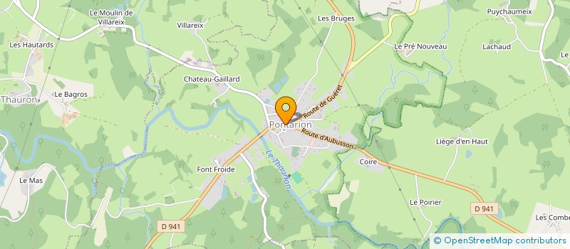 localisation de l'entreprise LARIVIERE-SICARD  PONTARION