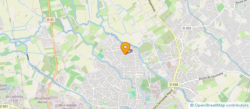 localisation de l'entreprise LARIVIERE TRANSPORT à L'ISLE-SUR-LA-SORGUE
