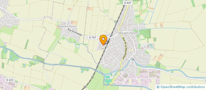 localisation de l'entreprise LARK  WEYERSHEIM