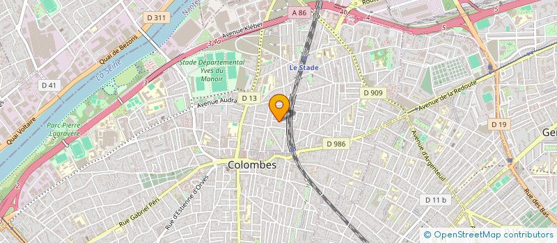 localisation de l'entreprise LARK ET ASSOCIES à COLOMBES