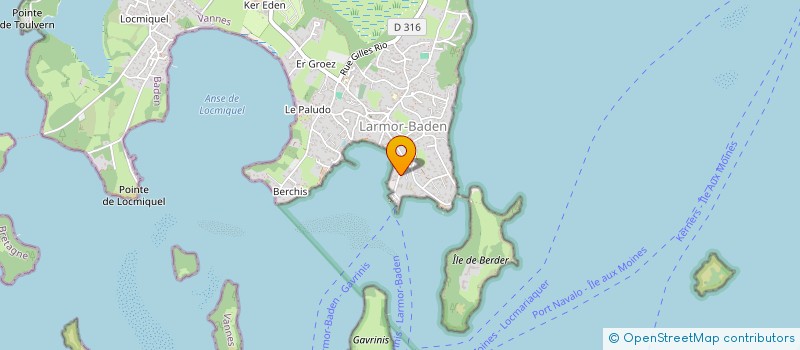 localisation de l'entreprise LARMOR BY THE SEA  LARMOR-BADEN