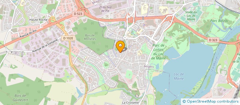 localisation de l'entreprise LARMOR FINANCES à ANGERS