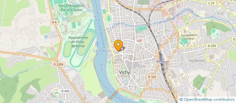 localisation de l'entreprise LARMURE  VICHY