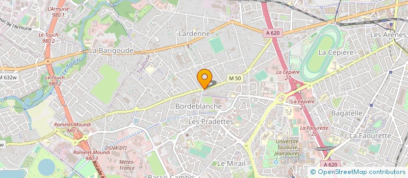 localisation de l'entreprise LARNAUDIE à TOULOUSE