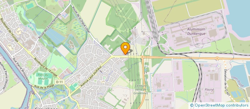 localisation de l'entreprise LARO à GRAVELINES