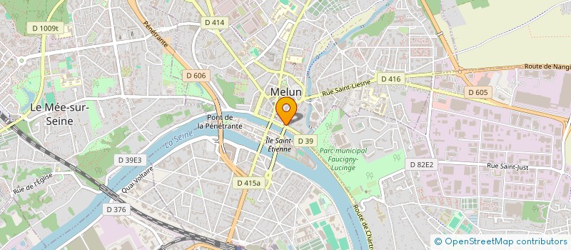 localisation de l'entreprise LAROCHE & ASSOCIES, NOTAIRES à MELUN