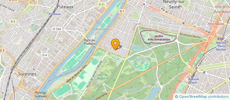 localisation de l'entreprise LAROCHE COLETFRAZI à NEUILLY-SUR-SEINE