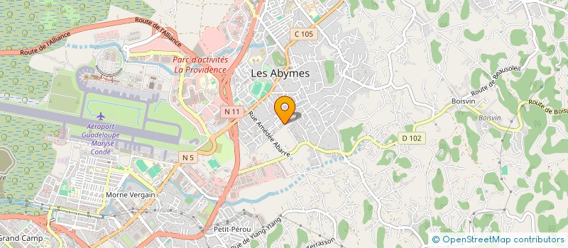 localisation de l'entreprise LAROCHE CONCEPTION DESIGN  LES ABYMES