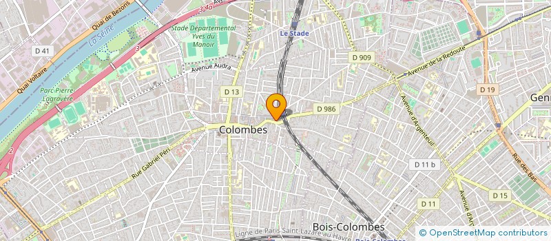localisation de l'entreprise LAROCHE DIAGNOSTICS à COLOMBES