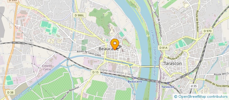 localisation de l'entreprise LAROCHE HENNEBERT  BEAUCAIRE