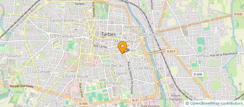 localisation de l'entreprise LAROCHE IMMO  TARBES