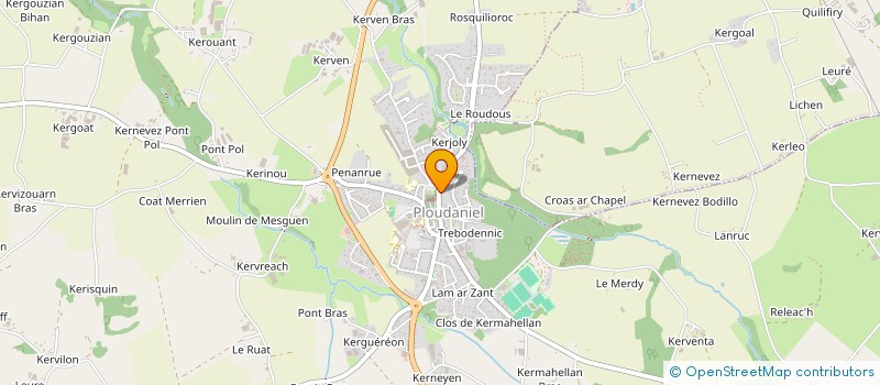 localisation de l'entreprise LAROCHE INVEST  TREGARANTEC