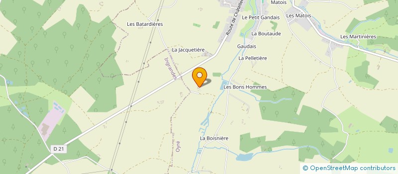 localisation de l'entreprise LAROCHE-JOUBERT  OYRE