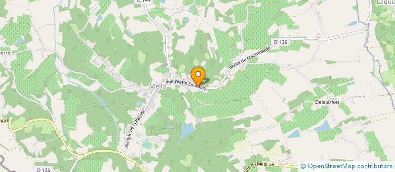 localisation de l'entreprise LAROCHE-MERLOU  VIELLA