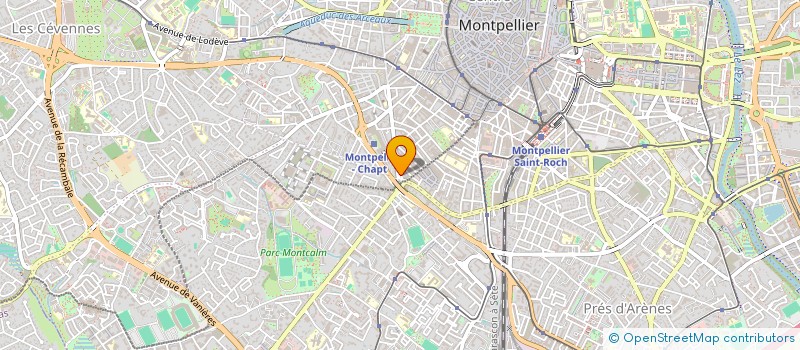 localisation de l'entreprise LAROCHE PATRIMOINE à MONTPELLIER