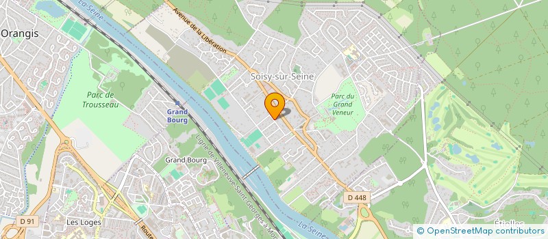 localisation de l'entreprise LAROCHE PAYSAGE à SOISY-SUR-SEINE