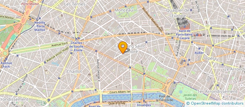 localisation de l'entreprise LAROCHE PROMOTION  PARIS