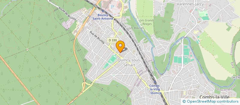 localisation de l'entreprise LAROCHE REVETEMENT  QUINCY-SOUS-SENART