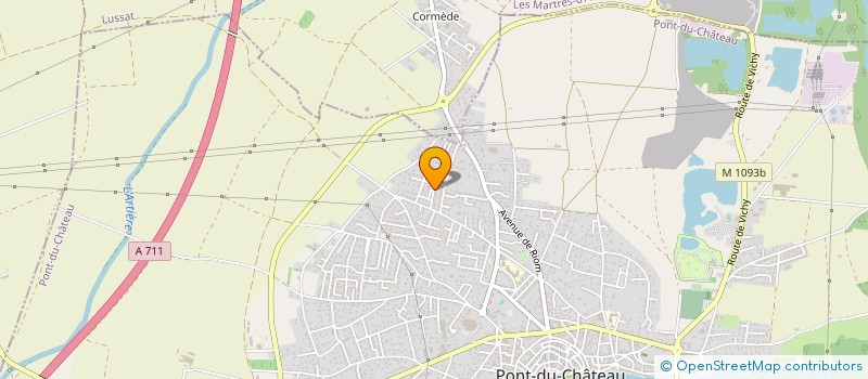 localisation de l'entreprise LAROCHE TROUVE  COURNON-D'AUVERGNE