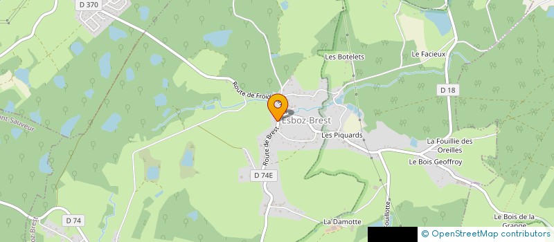 localisation de l'entreprise LAROCHE ZAIDEL  ESBOZ-BREST