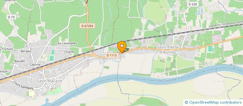 localisation de l'entreprise LAROCQUA  SAINT-PIERRE-D'AURILLAC