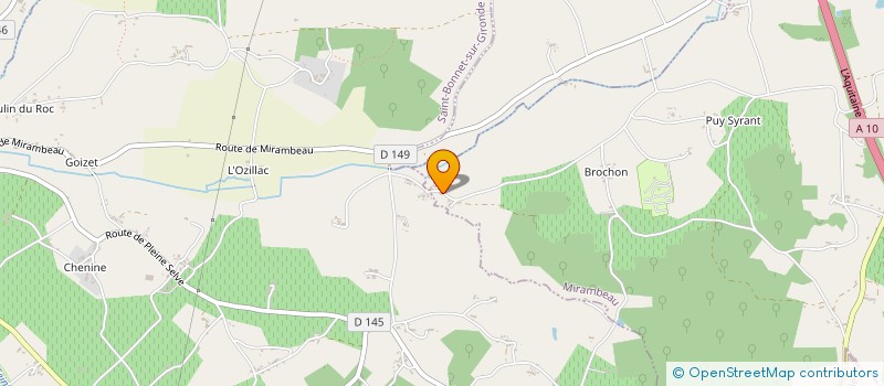 localisation de l'entreprise LARODA  MIRAMBEAU