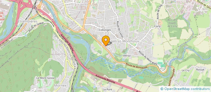localisation de l'entreprise LAROIM  VETRAZ-MONTHOUX