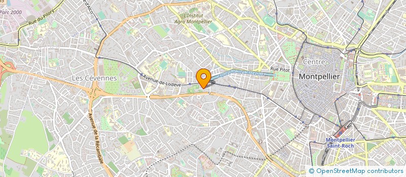 localisation de l'entreprise LAROM  MONTPELLIER