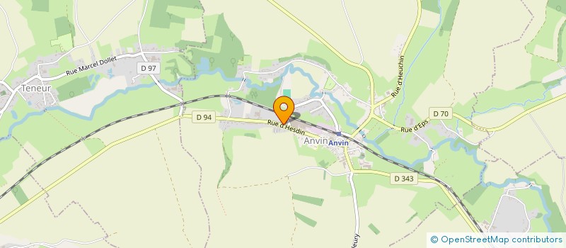 localisation de l'entreprise LAROMA  ANVIN